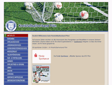 Tablet Screenshot of kreisfussballverband-ploen.de